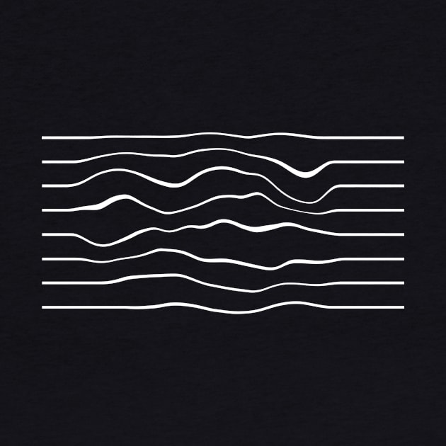 Wiggly Lines Minimal Design (Line Art Collection) by Minimal DM